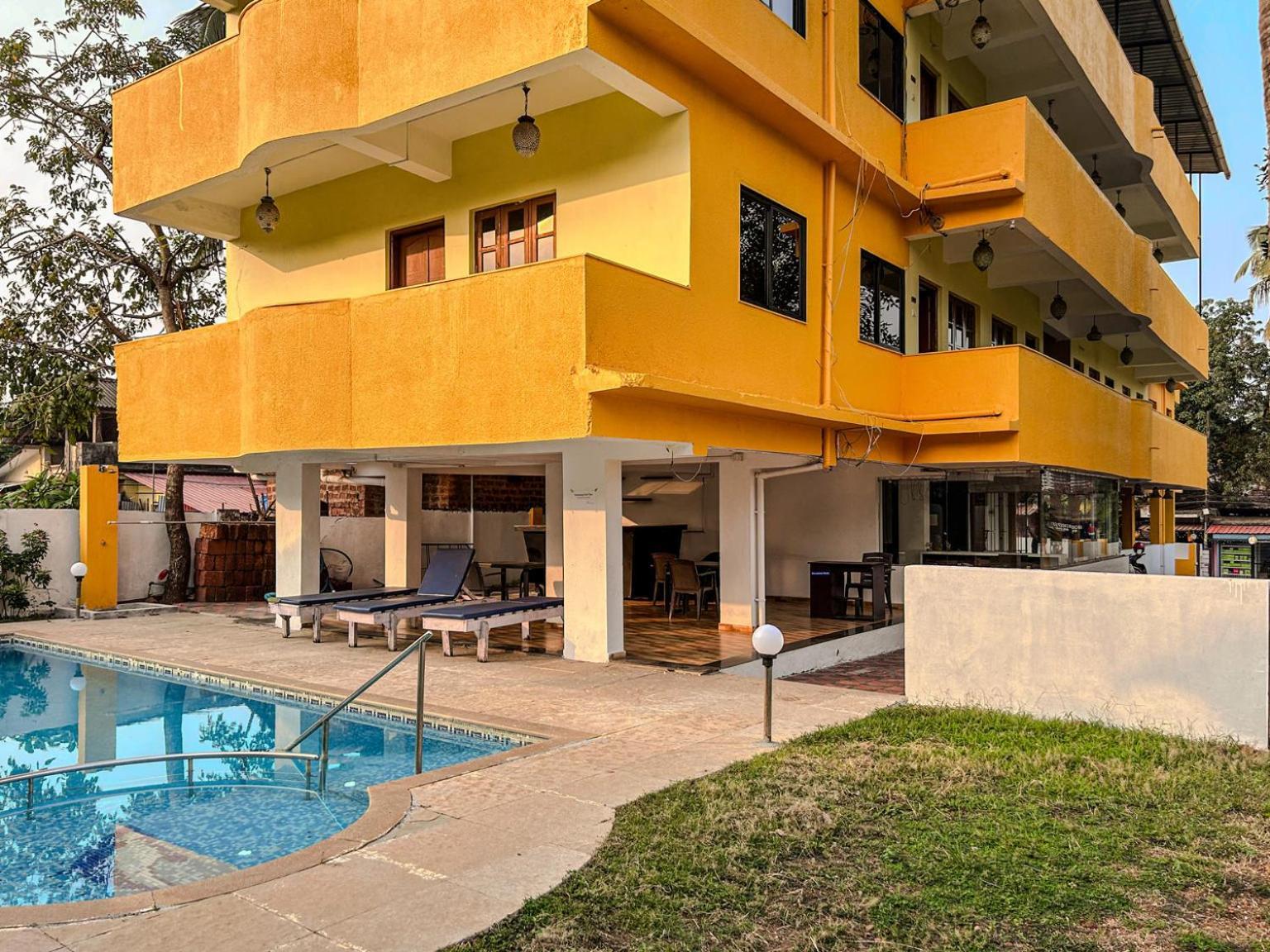 La Costa Residency Hotell Anjuna Exteriör bild